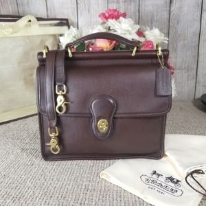 Mahogany Coach Willis Crossbody # 9927 Vintage